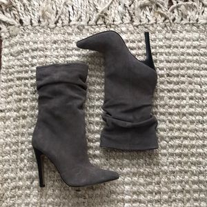 Aldo Gray Suede Ankle Boot